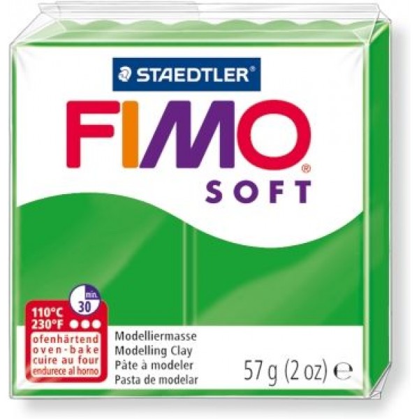 Полимерная глина FIMO Soft 53 (тропический зеленый) 57г арт. 8020-53